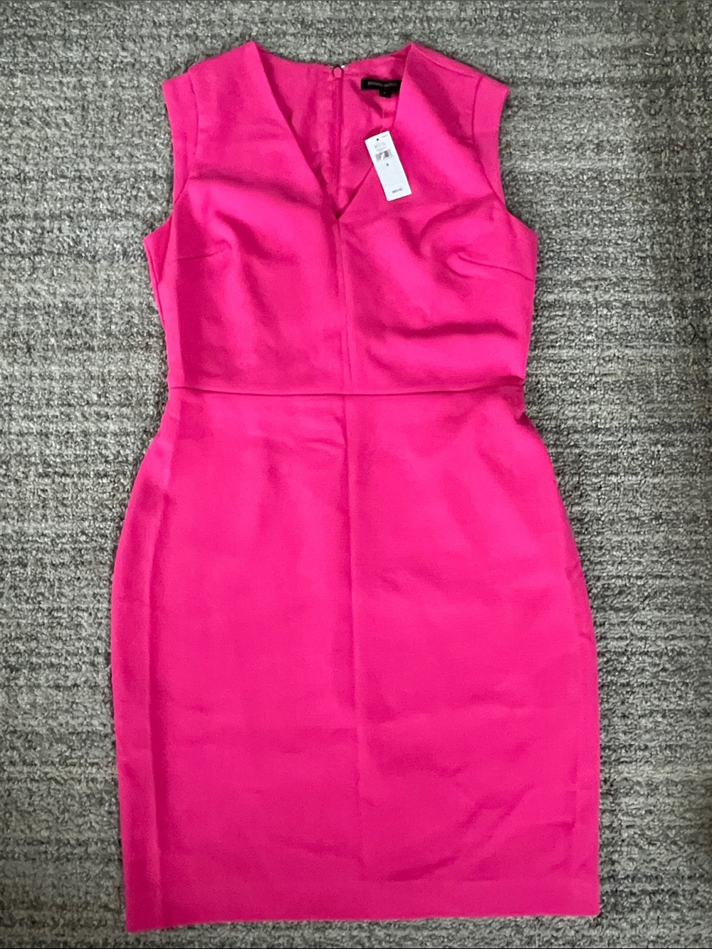 Banana Republic Vibrant Pink Sleeveless Sheath Dress